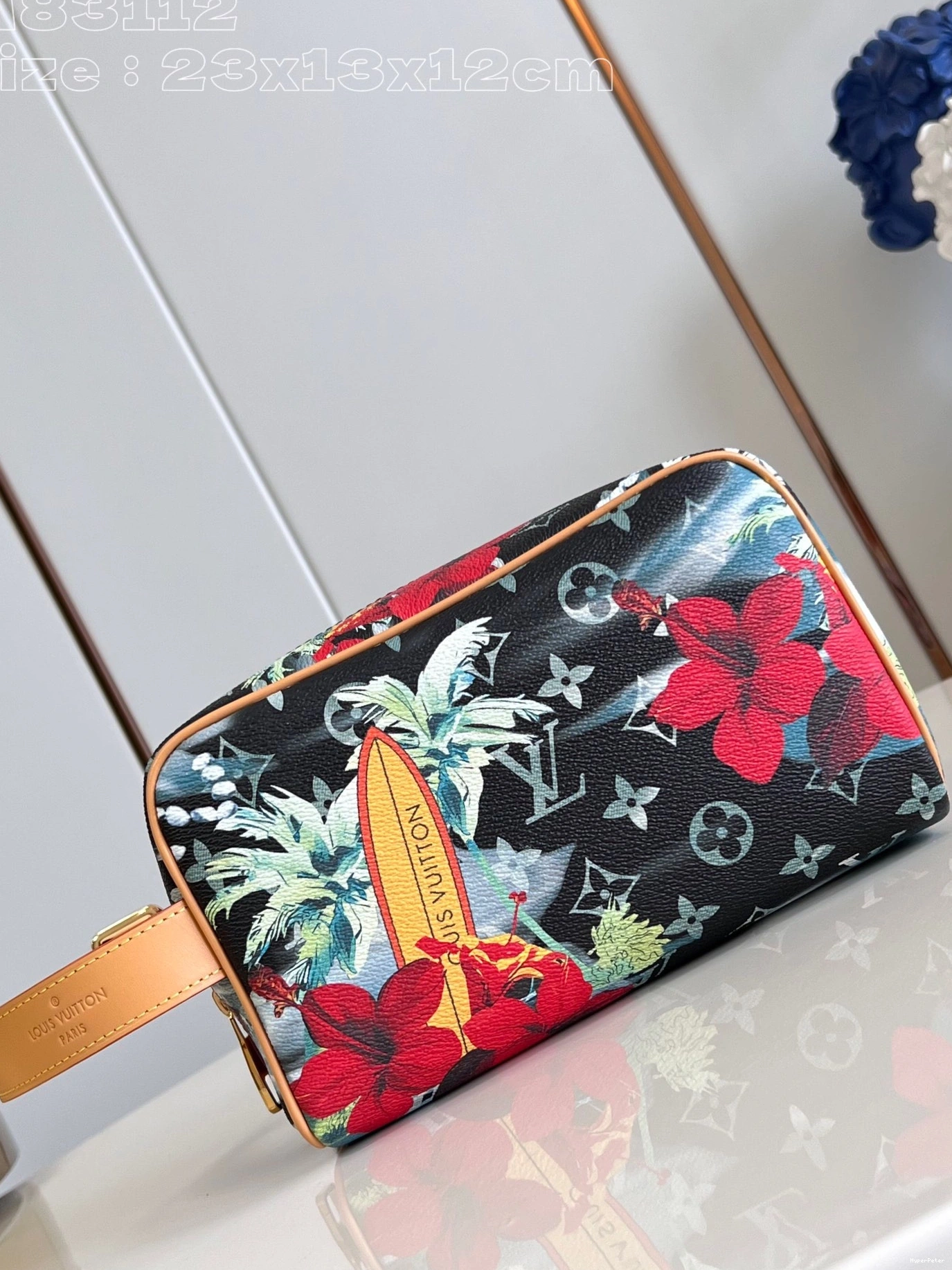 KIT bag-23*13*12CM LOCKER VUITTON DOPP LOUIS 0809
